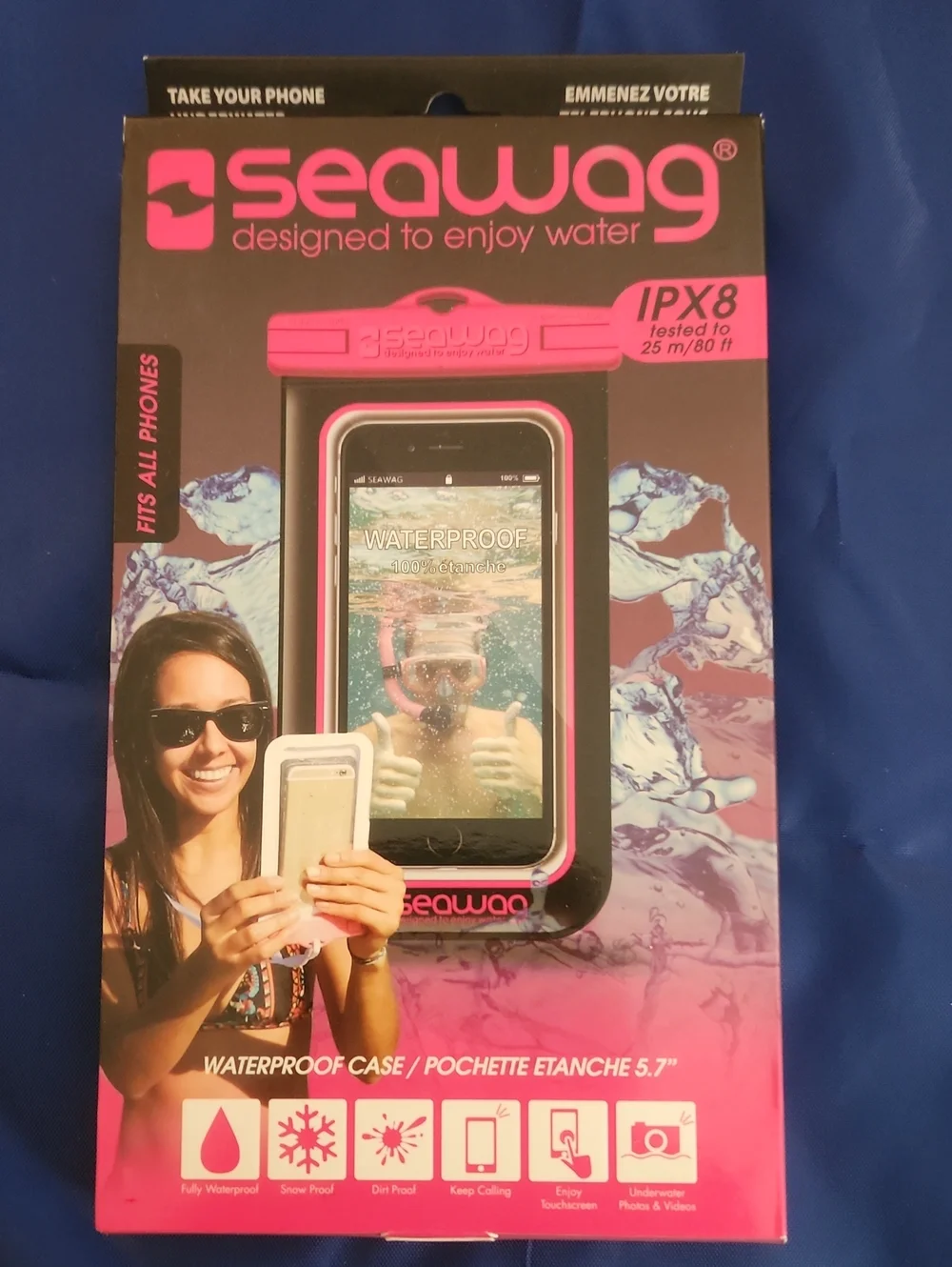 Seawag Waterproof Phone Case - Pink